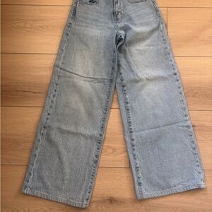 PacSun Light Wash High-Rise Wide Leg Jeans